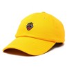 Dalix Strawberry Embroidered Cap Cotton Baseball Summer Cool Dad Hat Womens - 4 of 4