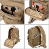Multi-Position Tactical Sling Bag, MOLLE Crossbody Chest Pack for EDC, Range, & Outdoor Use - 4 of 4