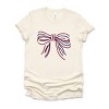 Simply Sage Market Patriotic Layered Bow Short Sleeve Tee - 2 of 4