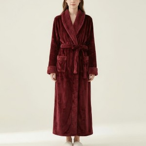 chinese dress ladies Walker Reid Luxury Cotton Velour Dressing Gown
