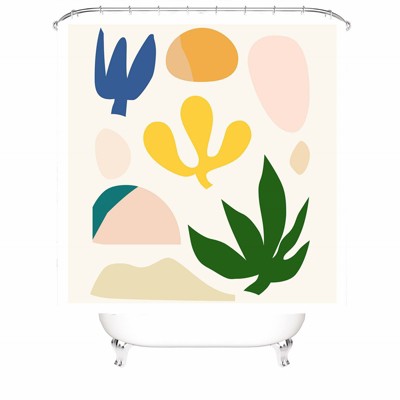 Funny Stick Figure Shower Curtains for Bathroom Waterproof Fabric Bath Curtain Durable Soft Stylish Bathroom Decor 72x72 Inch