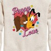 Boys' - Disney - Fifi And Pluto Puppy Love Graphic Long Sleeve Fleece Sweatshirt - 2 of 4