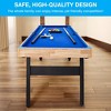 Whizmax 48" Wood Pool Table Portable Billiards Table for Kids and Adults Mini Pool Table Pool Game Table with 2 Cue Sticks 16 Balls Triangle Chalk - 4 of 4
