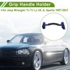 Unique Bargains Roll Bar Grab Grip Handle Holder for Jeep Wrangler 1987-2021 Nylon PVC 4 Pcs - 3 of 4