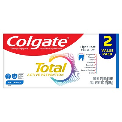 Colgate Total Whitening Toothpaste Gel - Mint - 5.1oz
