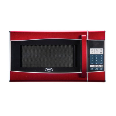 Oster 0 9 Cu Ft 900 Watt Microwave Oven Red Ogxe0904 Target