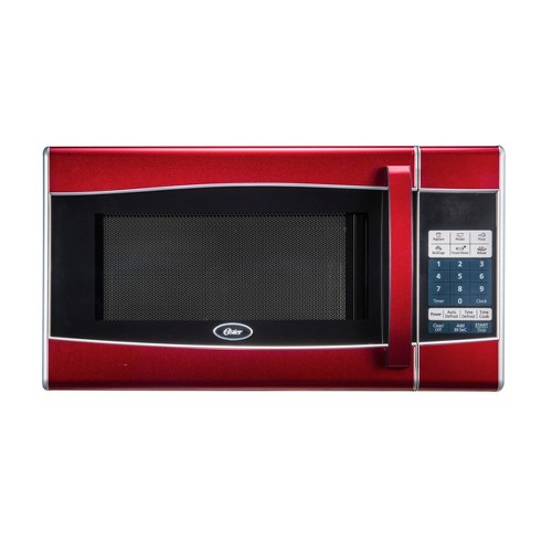 Oster 0.9 Cu. Ft. 900 Watt Microwave Oven - Red MW9338SB, by Oster