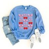 Simply Sage Market Women's Graphic Sweatshirt Cherry Coquette Bow Chart - 3 of 4