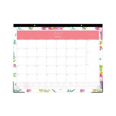 2021-22 Academic Desk Pad Calendar 22"x17" Monthly Peyton White - Day Designer