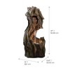 Teamson Home 37" Cascading Faux Rock and Wood Fountain Natural Wood - 4 of 4