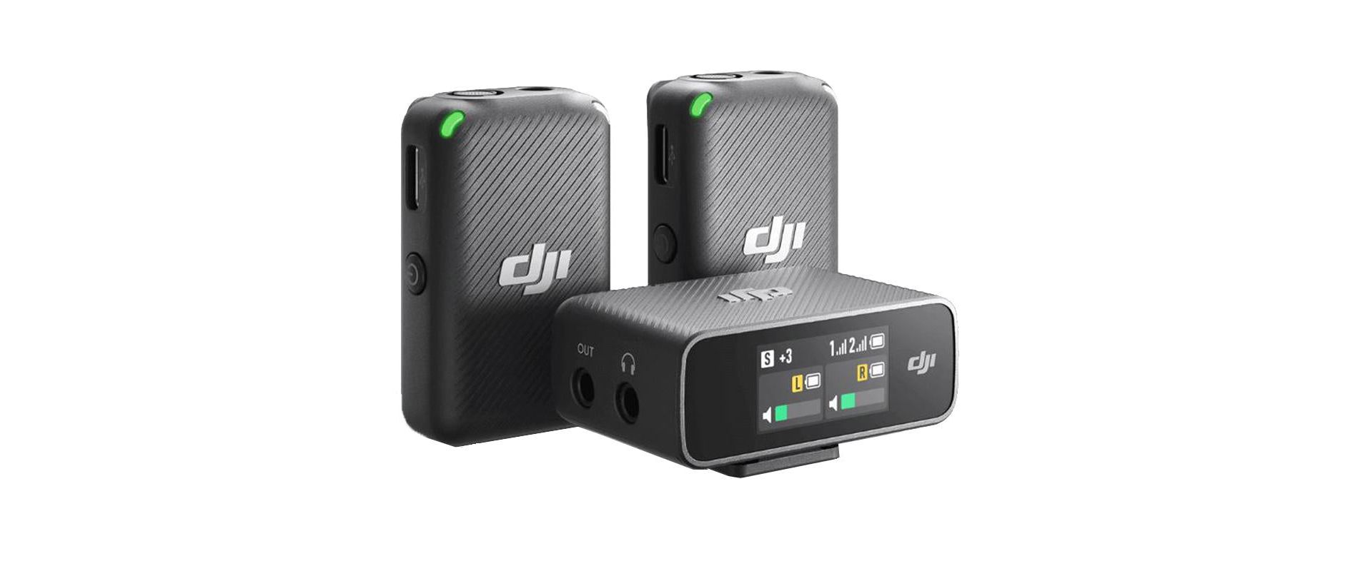 DJI Mic Compact Wireless Microphone System, Audio Recorder Device