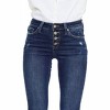 Women's Alisha Distressed Denim Flare Jeans - KanCan - image 4 of 4