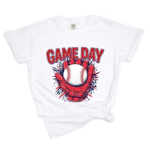 Simply Sage Market Patriotic Game Day Baseball Garment Dyed Tee - 1 of 4