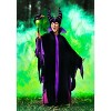 HalloweenCostumes.com Disney Sleeping Beauty Adult Maleficient Robe Womens, Long Black Evil Robe Halloween Costume - 4 of 4