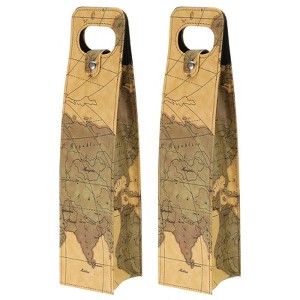 Unique Bargains Foldable Reusable Champagne Gift Bags for Picnic Party - 1 of 3