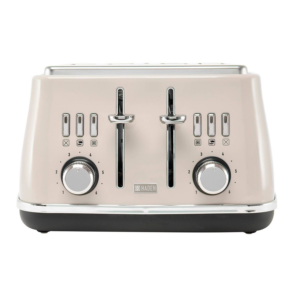 Photos - Toaster Haden Cotswold II 4-Slice Wide Slot  - Putty 