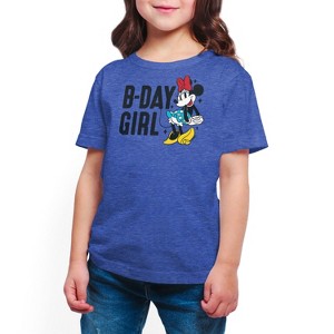 Girls' - Disney - B-Day Girl Short Sleeve Graphic T-Shirt - 1 of 4