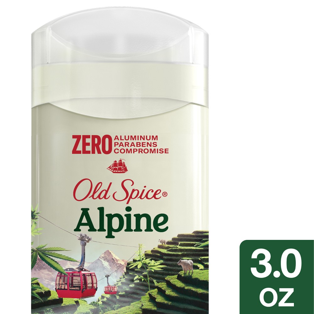 Photos - Deodorant Old Spice  Alpine with Hemp Seed Oil - Inspired by Nature - Aluminum-Free 3oz 