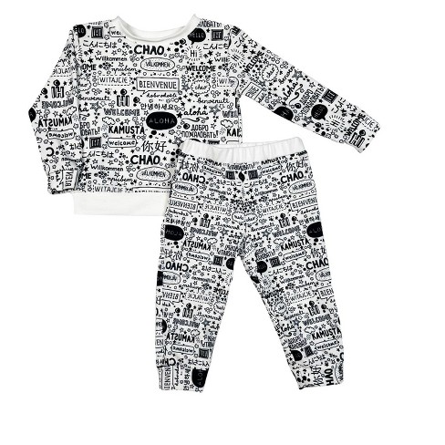 Mixed Up Clothing Baby Hello Jogger Set - image 1 of 3