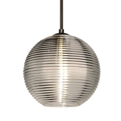 Besa Lighting Kristall 8 1 - Light Pendant in  Bronze
