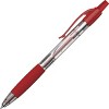 Integra Retractable 0.7mm Gel Pens Red Gel-based Ink - Pack of 12 - 2 of 2
