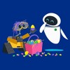 Junior's Women Wall-E Easter Basket Fun T-Shirt - 2 of 4