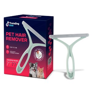 Trending Now Pet Hair Remover - Reusable Lint & Fur Remover for Carpet, Clothes & Furniture, 3-Pack, Assorted Colors - 1 of 4