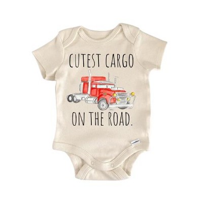 Trucking Trucker Truck - Baby Boy Girl Clothes Infant Onesie® Funny Cute Newborn GS1