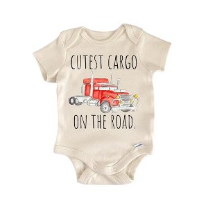 Trucking Trucker Truck - Baby Boy Girl Clothes Infant Onesie® Funny Cute Newborn GS1 - 1 of 1