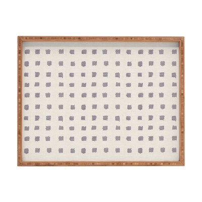 Holli Zollinger EARTHEN DOT 18" x 14" Large Rectangular Tray - Deny Designs