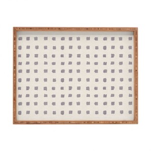 Holli Zollinger EARTHEN DOT 18" x 14" Large Rectangular Tray - Deny Designs - 1 of 2