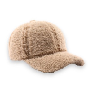 Anna-Kaci Plush Baseball Cap with Soft Textured Material and Comfortable Structured Fit - 1 of 2