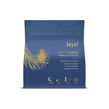 Loyal The Light Sleeper Overnight Leak Protection Liner - 20ct