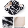 Womens Fuzzy Slippers Comfort Fluffy Slip-on House Slippers - 4 of 4