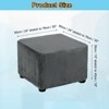 Unique Bargains Stretch Band Furniture Protecting Square Stool Covers - 2 of 4