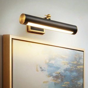 Rennnsan Corvine 15"-23"W Hardwired Linear Modern LED Dimmable Picture Light in Black - 1 of 4
