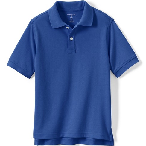 Short Sleeve Pique Polo with All Over Logo (Little Kids/Big Kids)