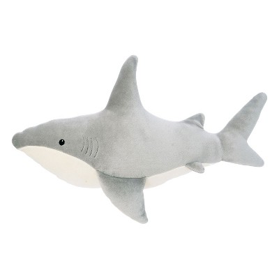 Manhattan Toy Snarky Sharky Velveteen Sea Life Toy Shark Stuffed Animal, 16"