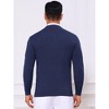 INSPIRE CHIC Men's Slim Fit Crew Neck Long Sleeve Soft Twist Textured Cable Knit Pullover Sweater - 3 of 4