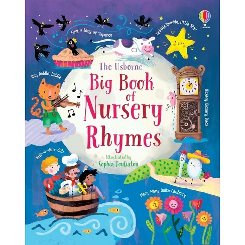 Big Book Of Nursery Rhymes - (big Books) By Felicity Brooks (board Book ...