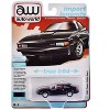 1983 Toyota Celica Supra Black with Red Interior "Import Legends" Series 1/64 Diecast Model Car by Auto World - image 3 of 4