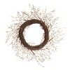Transpac Foam 26 Inch White Christmas Round Currant Wreath for Holiday Decor and Festive Celebrations - 3 of 4