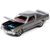 1976 Plymouth Volare Road Runner Silver Cloud Metallic w/Stripes Ltd Ed to 18056 pcs 1/64 Diecast Model Car by Johnny Lightning - 2 of 3