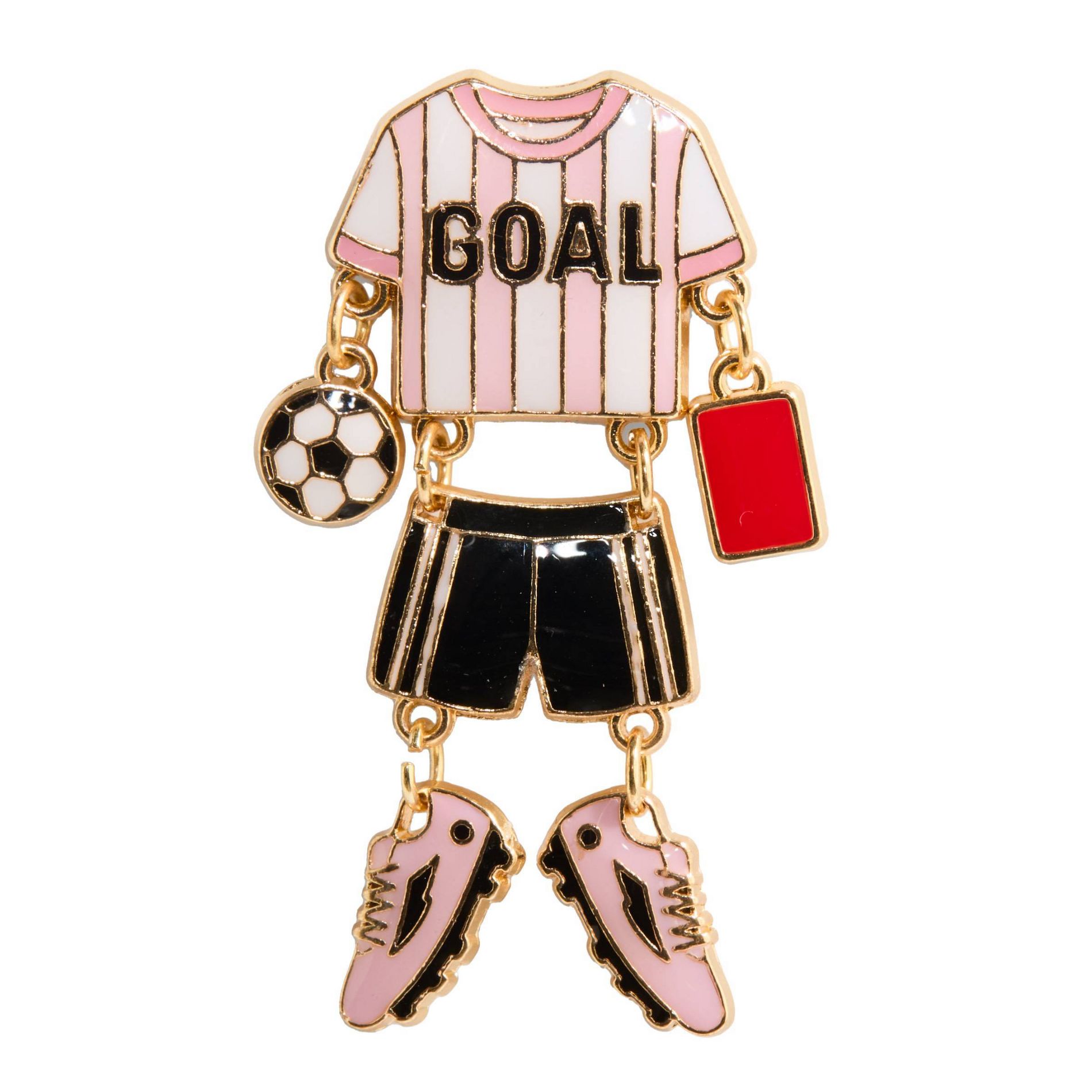 FAO Schwarz Enamel Pins Soccer
