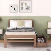 Acekool Twin Platform Bed with 2 Trundle Storage Drawers, Headboard, Sturdy Frame, No Box Spring Needed, Space Saving for Kids or Guest Room - 4 of 4