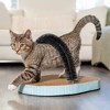 Catstages Scratch and Groom Corrugated Scratch-Pad with Catnip Cat Interactive Toy - Tan - 3 of 4