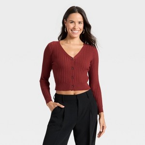 Women's Button-Front Cardigan - A New Day™ - 1 of 3