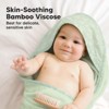 Luxe Baby Hooded Towel, Organic Baby Bath Towel, Hooded Baby Towels, Baby Beach Towel for Newborn, Kids - 3 of 4