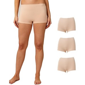 32 Degrees Women's 3-Pack Seamless Stretch Comfort Boy Shorts - 1 of 4