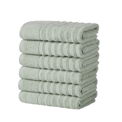 Luxury Cotton Ribbed Texture Towel Set - Great Bay Home.